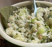 Salted Pork and Vegetable Rice