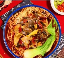 Spicy Pepper Chicken Offal Noodles