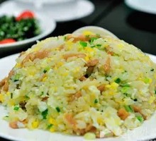 Egg and Pork Stir-Fried Rice