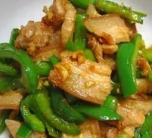 Green Pepper Spicy Pork Rice Bowl
