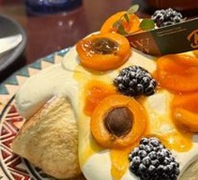 Apricot and Blackberry Souffle