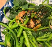 Blanched Sweet Potato Leaves