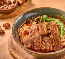 Snowy Chard Beef Stew with Noodles