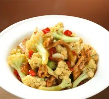 Spicy Cauliflower in Hot Pot