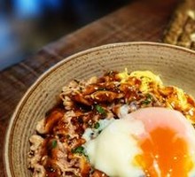Beef and Foie Gras Rice Bowl