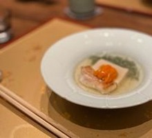 Sesame Tofu with Hokkaido Golden Eye Fish