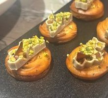 Pistachio Foie Gras Scallion Pancake