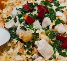 Steamed Squid Egg with Stinky Tofu