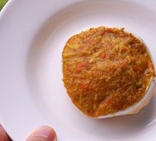 Baked Foie Gras and Crab Roe Stuffed Crab Shells