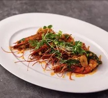 French-Style Charcoal-Grilled Deep-Sea Black Tiger Shrimp