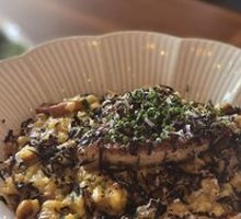 Foie Gras Bacon Beef Risotto