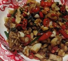 Braised Bullfrog with Perilla