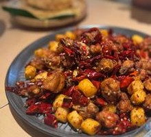 Spicy Chicken with Small Rice Cakes