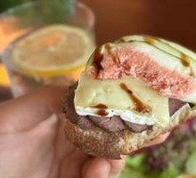 Roast Duck Breast with Fig Toast