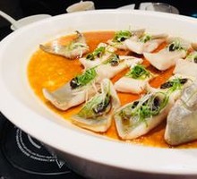 Steamed Hong Kong Grouper with 10-Year-Old Tangerine Peel and Black Pickled Turnip