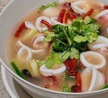 Sichuan-style Boiled Squid from Dongshan