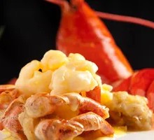 Truffle Risotto Baked Boston Lobster