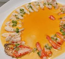 Lobster Soup and Crab Custard