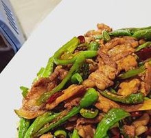 Sauce Duck, Fried Shrimp, Spinach and Pork Stir-fry