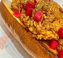 Fried Chicken Hot Dog