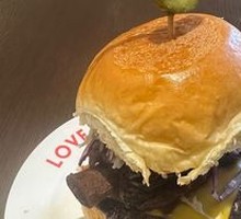 Beef Burger with Pickles