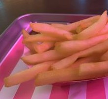 Pink Cheese Fries