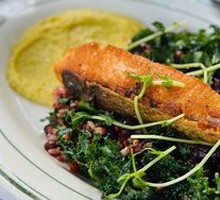 Grilled Salmon Healthy Japanese Bowl