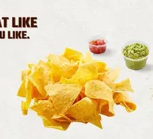 Tomato Salsa with Corn Chips and Pear Sauce