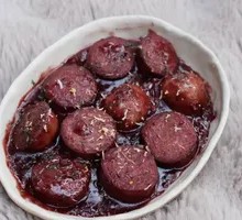 Bavarian Red Wine Braised Sausage