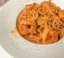 Spicy Cream Shrimp Pasta