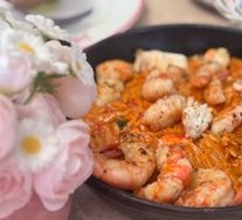 Creamy Seafood Italian Pasta