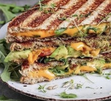 Whole Wheat Avocado Herb Egg Sandwich