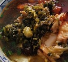 Salted Vegetable and Pork Noodles