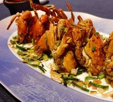 Scallion Oil Steamed Baby Crab