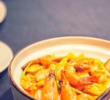 Bohai Salt Field Shrimp with Chinese Cabbage