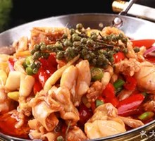 Fresh Frog in Spicy Pot