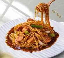 Black Pepper Grilled Sausage Pasta