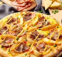 Teriyaki Beef and Potato Pizza