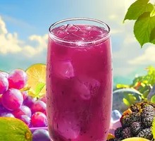 Grape and Mulberry Fruit Tea