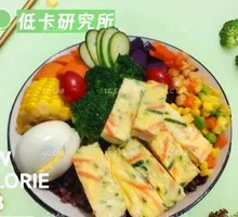 Fresh Vegetable Baked Egg Grain Bowl