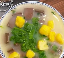 Duck Blood and Tofu Soup