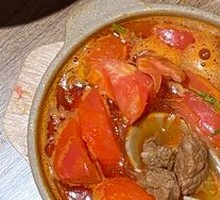Beef and Tomato Stew in Clay Pot