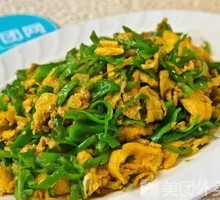 Egg with Green Pepper