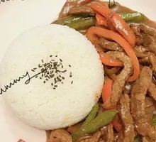 Black Pepper Beef Rice