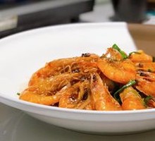 Old-fashioned Oil-blasted Shrimp