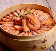 Steamed Fresh River Shrimp
