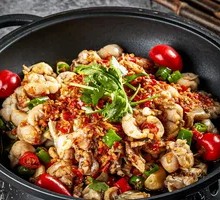 Spicy Frog Legs in Dry Pot