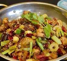 Dry Pot Chicken Gizzards