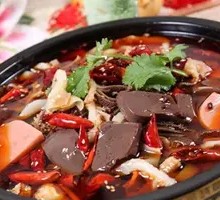 Spicy Dan Dan Noodles with Blood Sausage