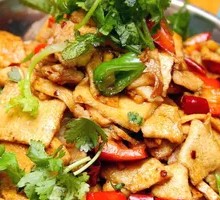 Spicy Pot-Braised Tofu with Leaves